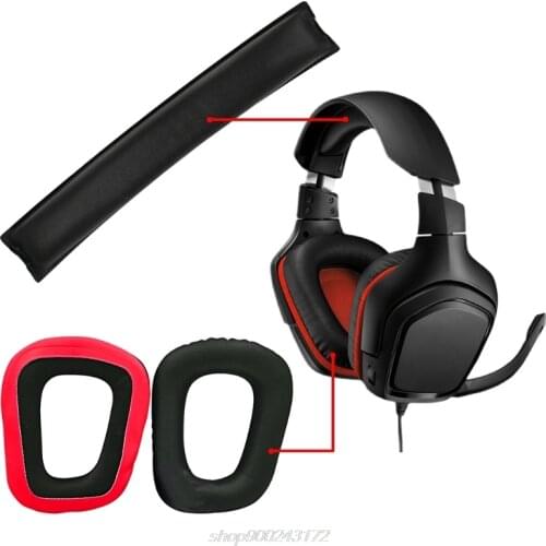 Gaming Headset Ear Pads Cushions Headband Kit Replacement For Logitech- G331G332 G432 G431 G430 G230 G231 G930 M25 21 Dropship
