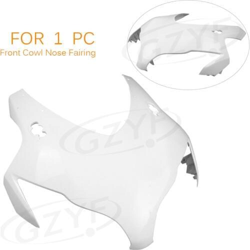 Unpainted Upper Front Fairing Cowl Nose for 2008 2009 2010 2011 CBR1000RR, ABS Plastic