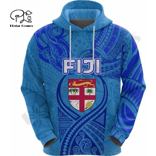 PLstar Cosmos 3DPrint Newest FIJI Rugby Tribal Tattoo Art Premium Uniuqe Harajuku Streetwear Unisex Hoodie/Sweatshirt/Zip T-3