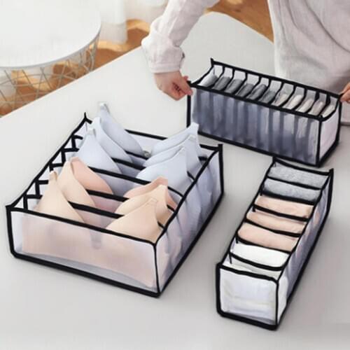 Clothes Underwear Underpant Bra Ties Socks Shorts Organizer Drawer Storage Boxes Dormitory Closet Organizer For Socks Bedroom