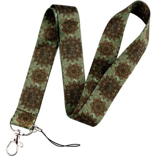 Lion cartoon Lanyard Keys Phone Holder Funny Neck Strap With Keyring ID Card DIY Animal webbings ribbons Hang Rope