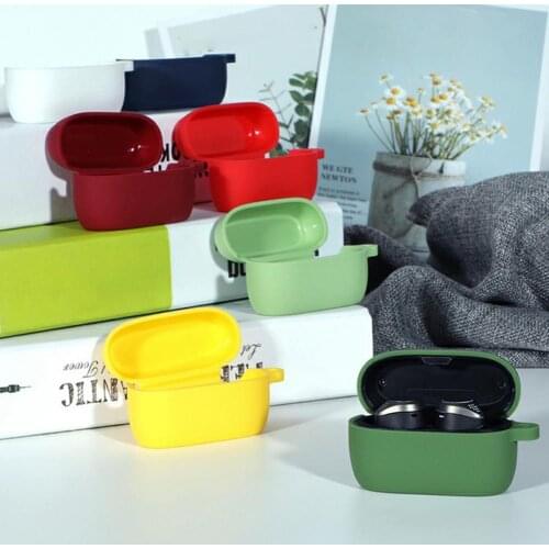 Silicone Anti-fall Earphone Case Protector Cover Shell For Jabra-Elite 75t Headset Protective Skin For Jabra Elite75 t