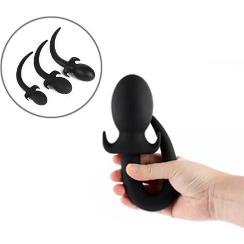 Silicone Dog Tail Anal Plug Toys For Adults Slave Women Men Gay Sex Games G-spot Butt Plug Bdsm Sexy Erotic Toy Products Tail