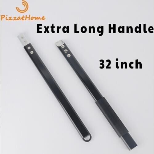 PizzAtHome Extra 32 inch Long Handle for Removable Pizza Peel Head and Pizza Turning Peel Head Aluminium Handle for Replacement
