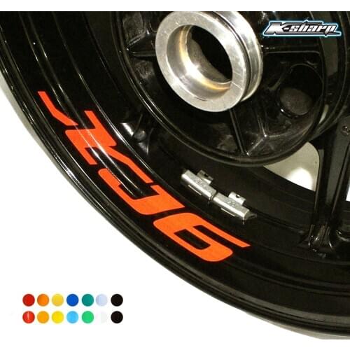 For YAMAHA XJ6 Custom Inner Rim Declas Wheel Reflective Stickers Stripes xj 6