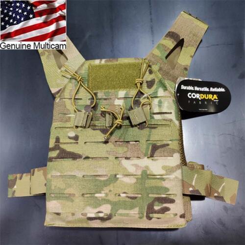 Tactical Kids Children Mini Molle Jump Plate Carrier JPC Vest Outdoor Lightweight Vest Genuine Multicam Fabric