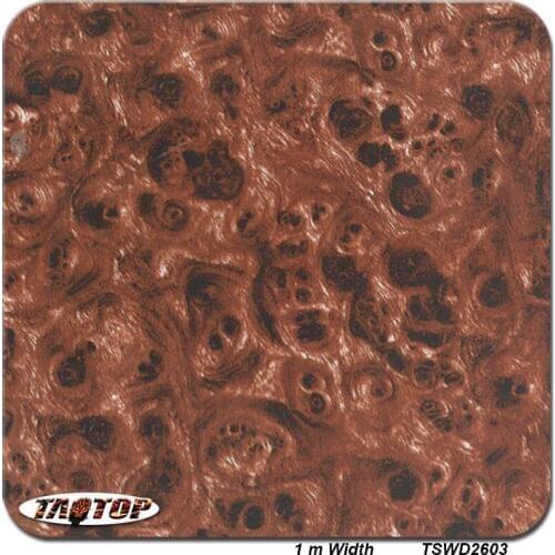TSWD2603 1M * 10M WOOD tree design pva liquid image hydrographics film