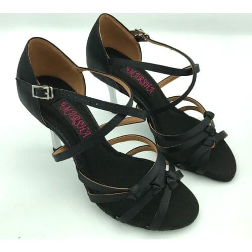 Professional and Fashional latin dance shoes ballroom shoes salsa shoes tango & wedding shoes 6216BLK