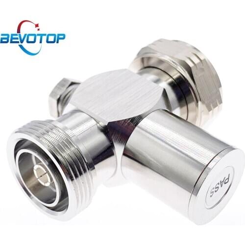 BEVOTOP L29 7/16 DIN Male to Female Lightning Aresstor Surge Protector for Signal Booster GSM 3G 4G LTE WiFi Antenna 50ohm 2.5G