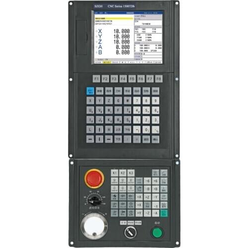 Most idea 2 Axis Vertical CNC lathe controller with Modbus Type SZGH-CNC1500TDc new interface for servo ac motor
