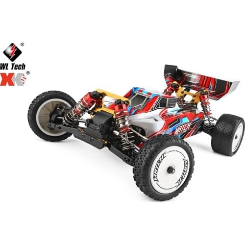Wltoys 104001 RTR 1/10 2.4G 4WD 45km/h RC Car Metal Chassis Vehicles Model 7.4V 2200mAh Off-Road Climbing Truck VS 10428