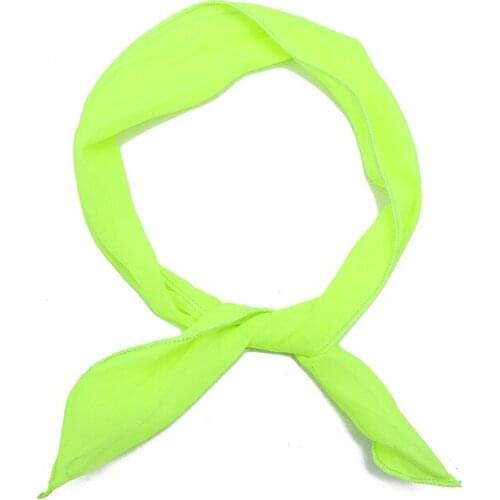 Free shipping women chiffion Neon handmade soft bow headband girls ears handwear hair accessory