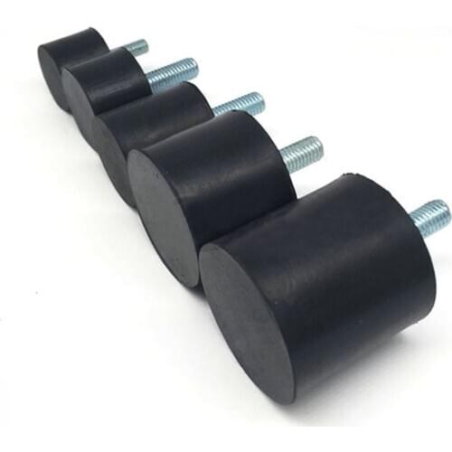 1pcs M10 M12mm Rubber Shock Mounts Dia 40/50/60/70/75mm Metal Anti Vibration Bobbin Isolator Damper Type VE
