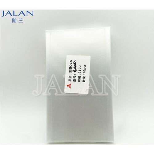 250um OCA glue For Xiaom Mi 3 4 5 6 8 9 SE 4X Max Max3 play for Redmi Note 6 7 6pro OCA LCD screen glass plate laminating repair