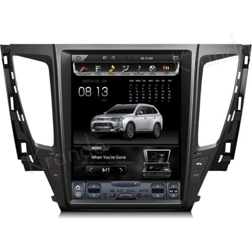 Krando Android 9.0 12.1" verticial screen car navigation system for Mitsubishi pajero 2016+ GPS multimedia player autoradio