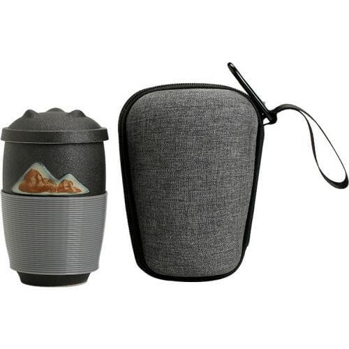 Japanese style tea cup separation tea cup home office travel portable filter ceramic gaiwan tea cups of tea ceremony fine gifts