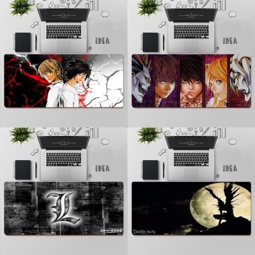 Gaming Mouse Pad Large Mouse Pad PC Gamer Computer Mouse Mat Big Mousepad Keyboard Desk Mat XXL Carpet Death Note Mause Pad