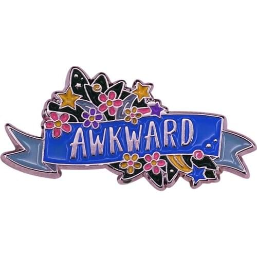 Beautiful Awkward Lapel Pin Badge