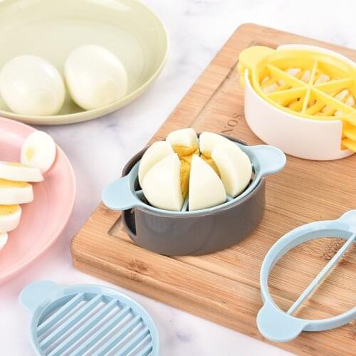 3in1 Cut Multifunction Kitchen Egg Slicer Sectione Cutter Soft Boiled Egg Dicer Food Section Cutter Divider Kitchen Cooking Tool
