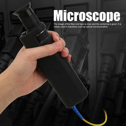 Multifunctional Monocular Handheld Fiber Optical Microscope 200X 1.25mm/2.5mm or 400X 1.25mm/2.5mm
