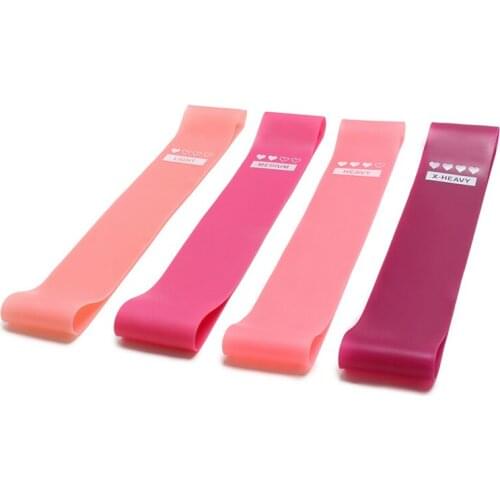 Newly Resistance Exercise Bands Set Elastic Silicone Fitness Loop Bands Portable Multifunctional Workout Equipment for Yoga