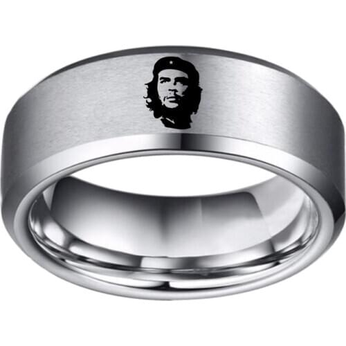 New Fashion Stainless Steel Rings For Men And Women, Che Guevara Rings Jewelry Accessories Holiday Gift