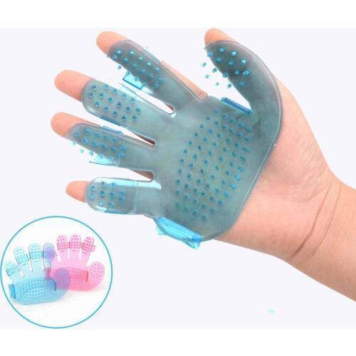 New Pet Gloves Dogs Cats Grooming Brush Bath Hair Remover Brush Pet Grooming Gloves Fur Cleaning Hair Removal Massager Comb