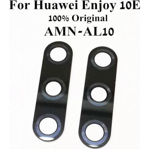 100Pcs Original Rear Back Camera Glass Lens Cover For Huawei Enjoy 10E AMN-AL10 10S AQM-AL00 Lens Replacement Parts With Sticker