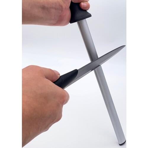 Oval diamond sharpener steel sharpener with ABS handle professional knife sharpener Sharpening rod musat diamond musat Sharpen