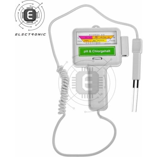 PC-101 PH CL2 Chlorine Tester PH Water Quality Tester Meter Home Swimming Pool Spa Aquarium Pond Monitor Detector