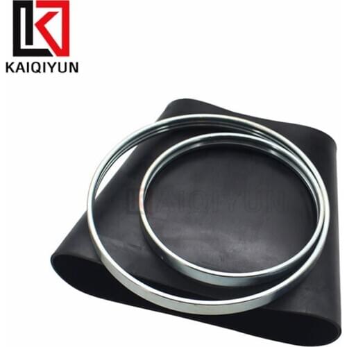 Front Rubber Sleeve Air Spring w/Crimping Ring For Mercedes Benz S Class W221 2007-2013 Air Suspension Shock Absorber 2213209313