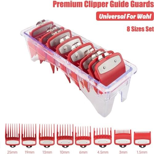 Professional 8/10pcs Clipper Limit Comb For Wahl Universal Hair Clipper Trimmer Hair Guide Combs Set Barber Haircut Tools Kits