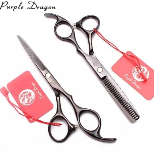 5.5" 6" Stainless Black Color Professional Grooming Scissors Straight Scissors Thinning Shears Pet Scissors Animal Shears Z1005