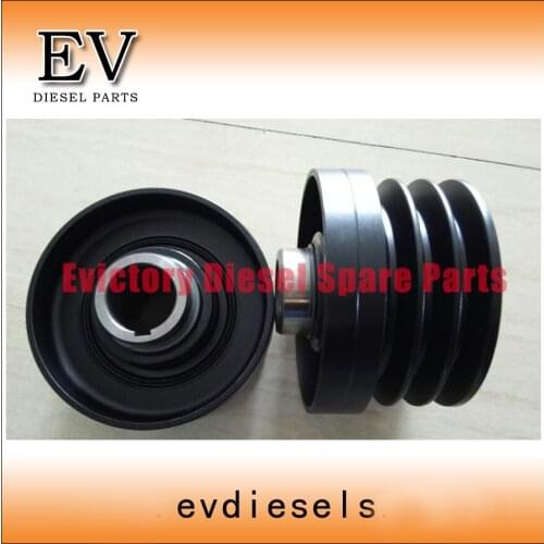 For Hiatch Excavator+genset 4BG1 4BG1T pulley crankshaft pulley 3-groove made in Japan type 8971720400