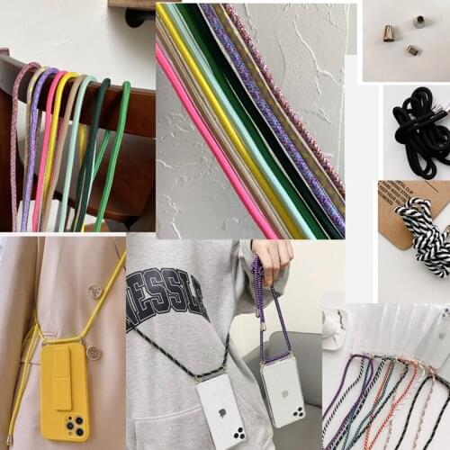 Universal Crossbody shoudle strap long Chain lanyard for iphone/Samsung/Huawei/Xiaomi/LG phone bag Case Adjustable hanging neck