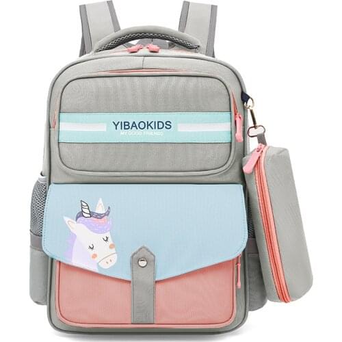 Waterproof School Backpack Book Bag Grades 1-9 Children Orthopedic School Backpack School Bags Girls Boys Kids Satchel Schoolbg