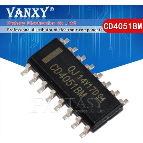 10PCS CD4051BM SOP16 CD4051BM96 SOP CD4051 SMD new and original IC