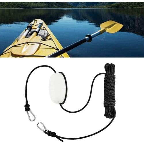 30 Ft. Marine Rope Tow Line Buoy Ball Float Leash & Stainless Steel Hook For Fishing Drift Anchors System