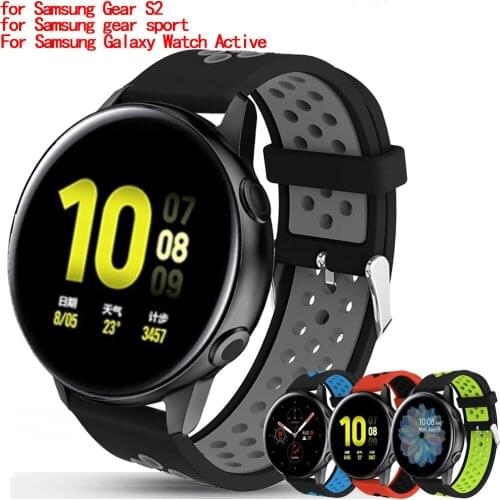 20mm Wrist Band 40mm for Samsung Galaxy observation system activates No.2 spare Wristband active 44mm Bracelet for amazifit BiP
