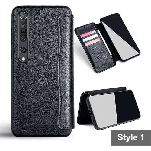 Case for Xiaomi Mi 10 Pro Lite Ultra Funda PU leather Wallet design No magnet capa flip cover for xiaomi mi 10 pro case coque