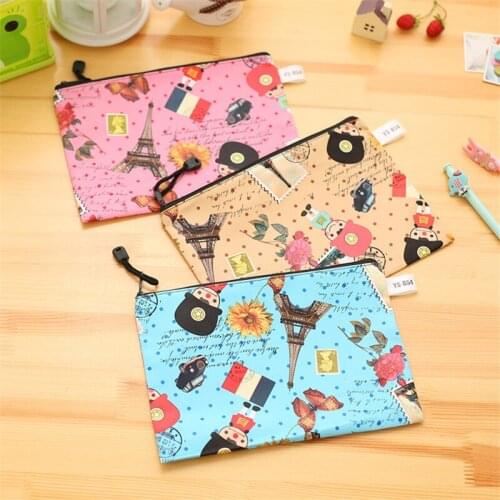 DL Korean stationery and European soldiers A4 paper bag to learn student bag bill Teaching equipment student stationery