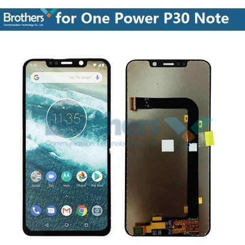 For Motorola One Power P30 Note LCD Display Touch Screen Digitizer for Motorola One Power LCD Assembly LCD Screen Test Original