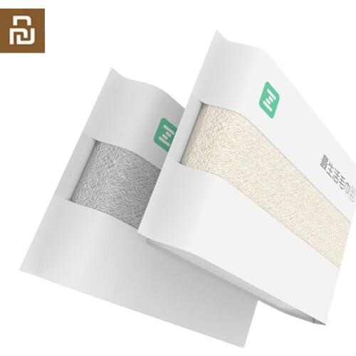 Xiaomi ZSH Cotton Fiber Antibacterical Towel Absorbent Towels 4 Color 34*72cm Soft Bath Face Hand Towel Family Use