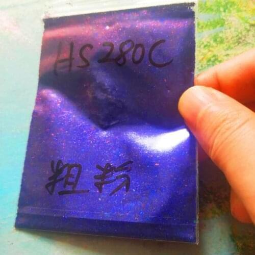 10g/Bag Blue To Purple Super Chrome Chameleon flakes Color Shifting Cameleon Flakes For Car Paint /Nail Art/Resin/Craft