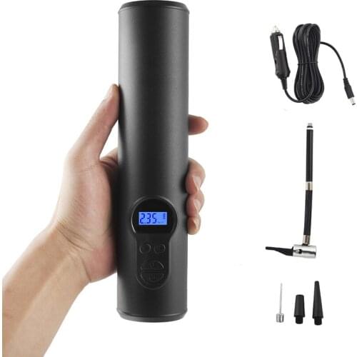 Air Compressor Portable Tire Inflator Rechargeable with Digital Display Pressure Gauge Cordless Electric Air Pump for Car Tires