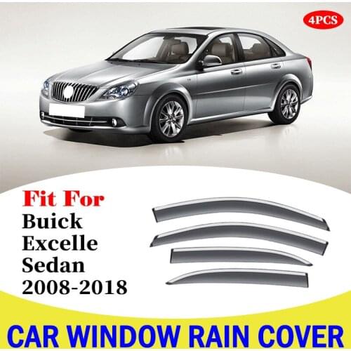 Window Visor Shades Sun Rain Guard For Buick Excelle Sedan 2008-2018 Rain shield covers car accessories window rain cover
