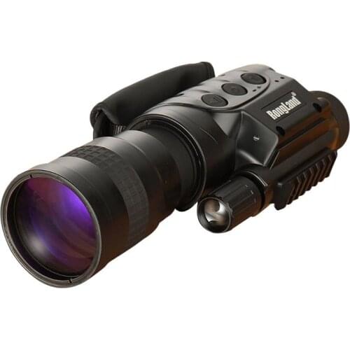 ZIYOUHU Night vision NV-760D+ Infrared Hunting Night Vision IR Monocular Telescopes 7x60+Charger+4GB SD Card Video Record Device
