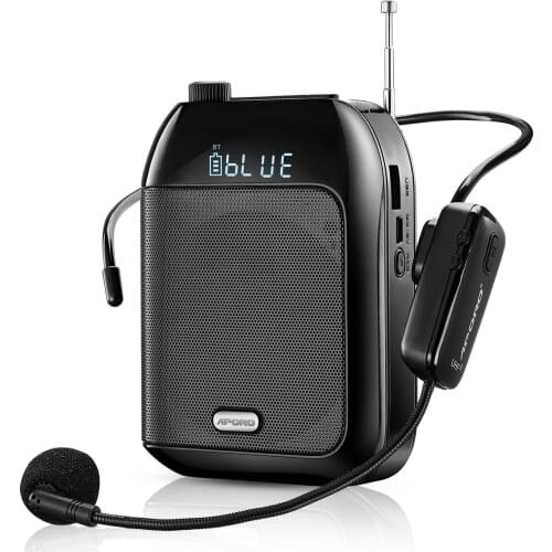 Bluetooth Portable Voice Amplifier Teacher Microphone Speaker 15W UHF Wireless Speaker For Teacher Voice Amplifier Loudspeaker