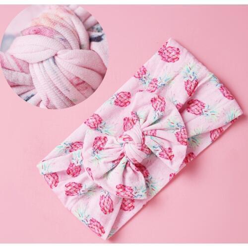 Leopard Bow Headbands For Women Turban Hairband Elastic Stretch Headband For Children Baby Girl Hair Accessories Summer Headwear