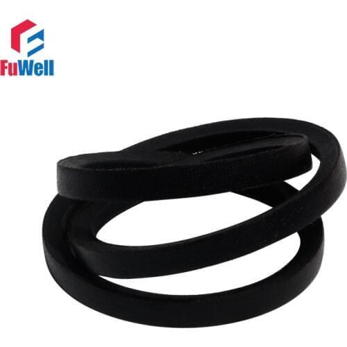M Type V-Belt Closed-loop Industrial Triangle V Belt M16/17/18/19/20/21/22/23 Black Rubber Transmission Drive Belt Replacement